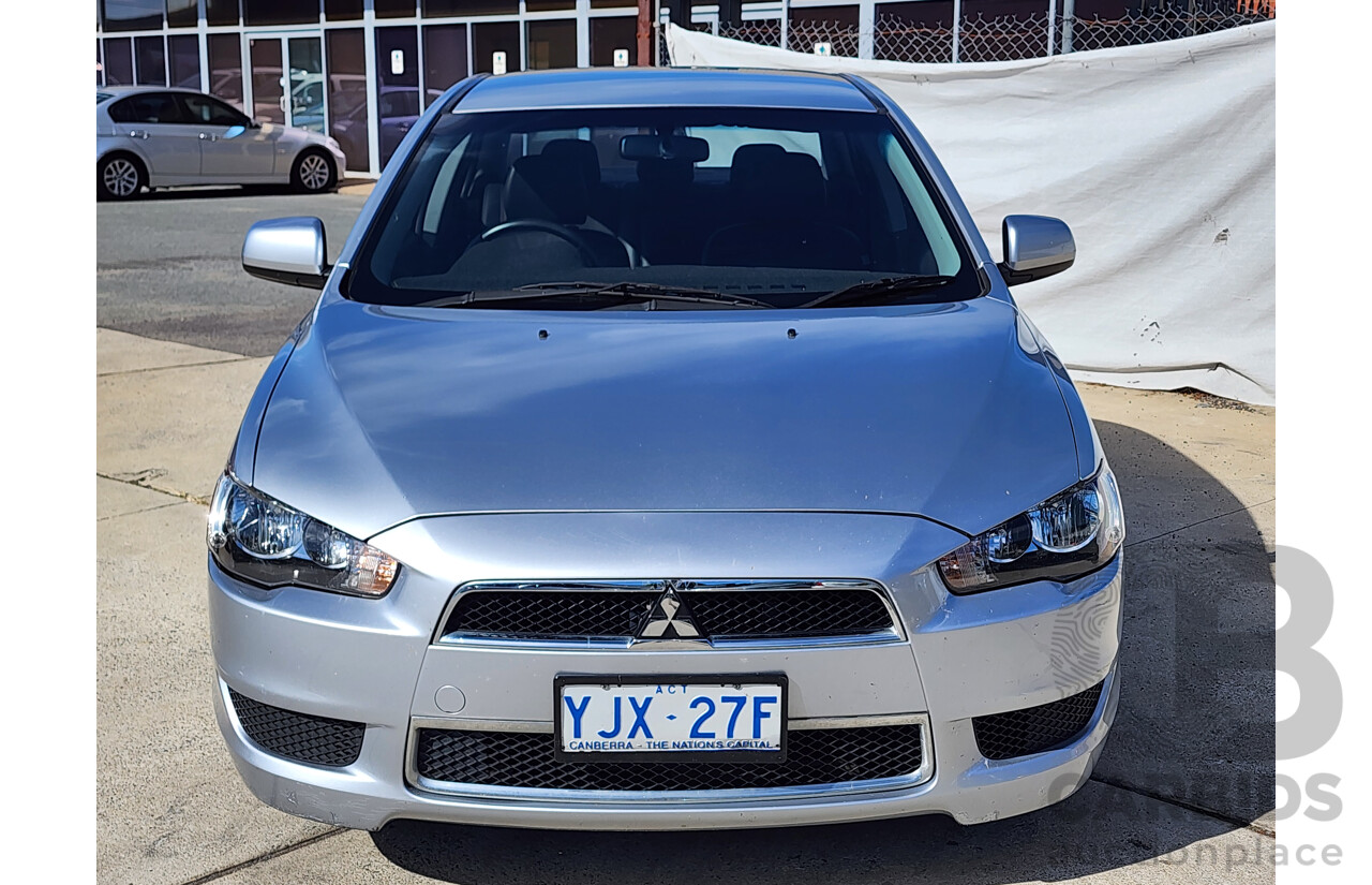 2/2013 Mitsubishi Lancer LX CJ MY13 4d Sedan Silver 2.0L