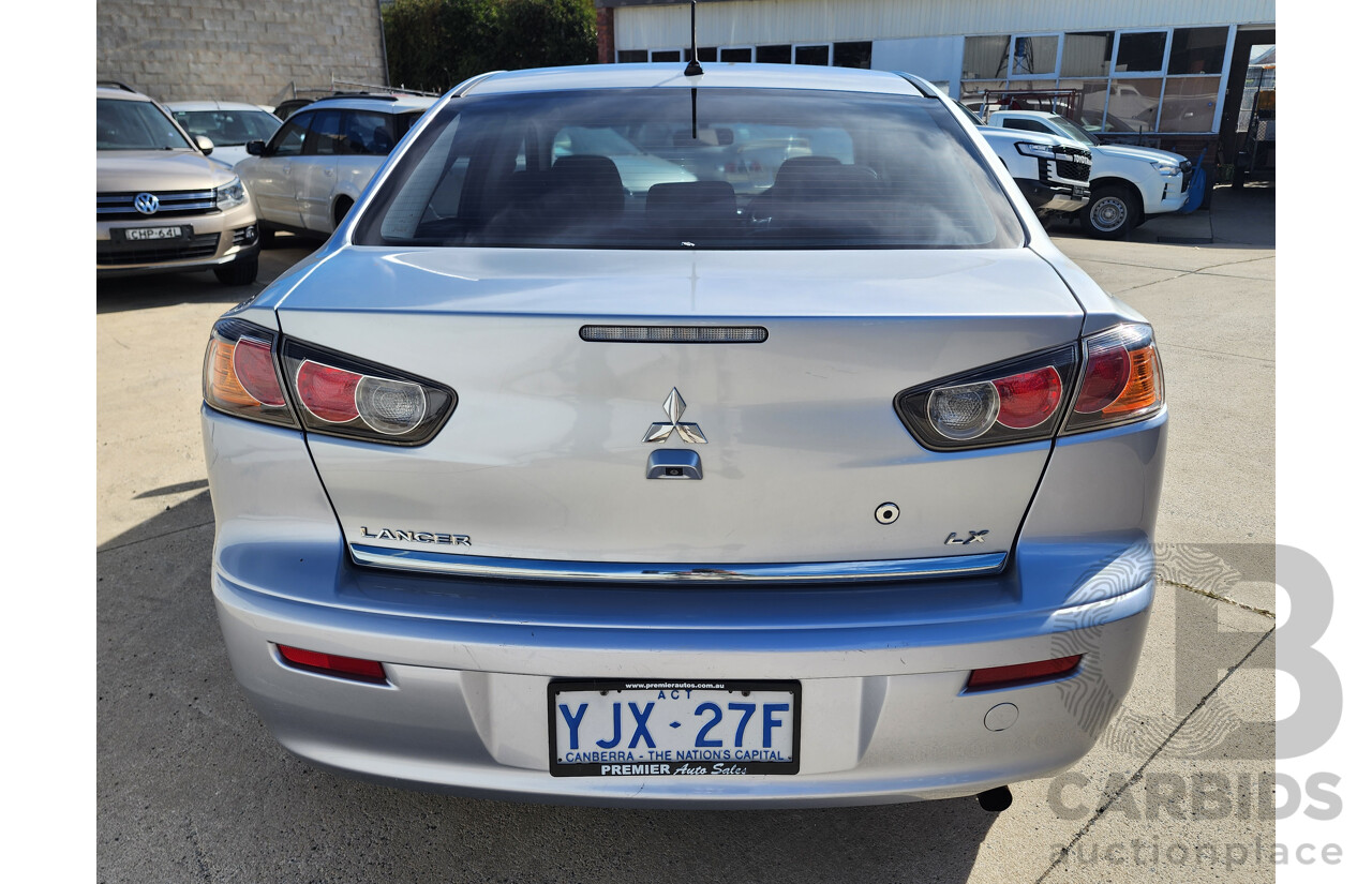 2/2013 Mitsubishi Lancer LX CJ MY13 4d Sedan Silver 2.0L
