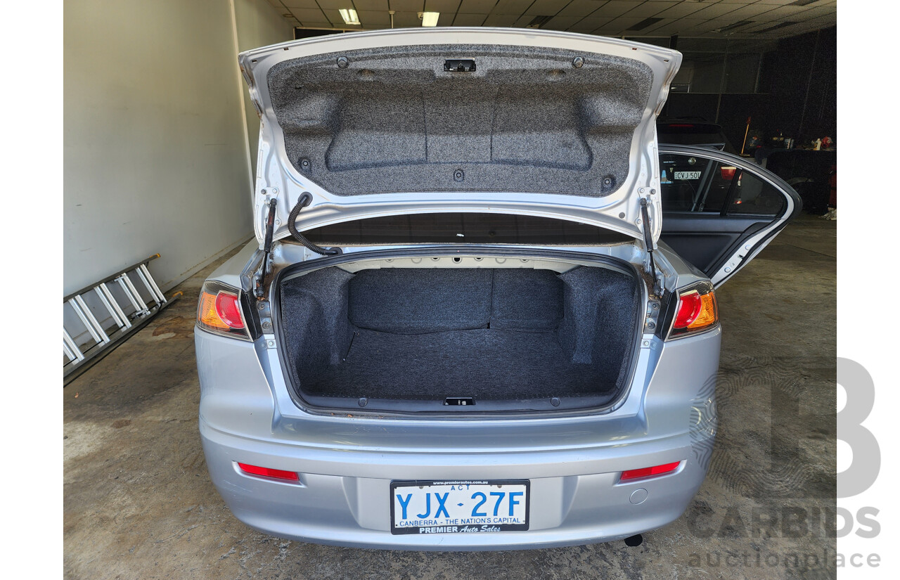 2/2013 Mitsubishi Lancer LX CJ MY13 4d Sedan Silver 2.0L