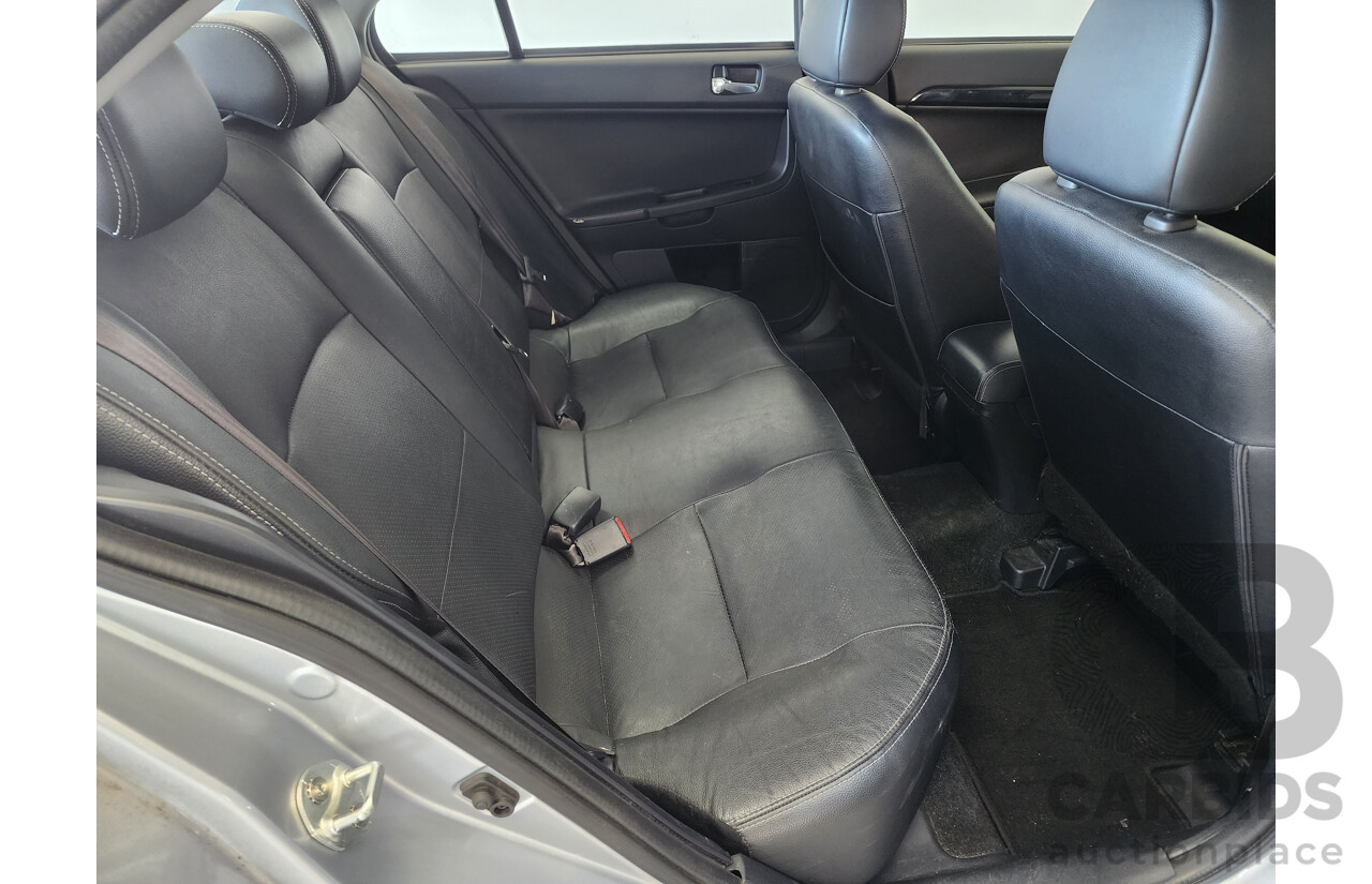 2/2013 Mitsubishi Lancer LX CJ MY13 4d Sedan Silver 2.0L