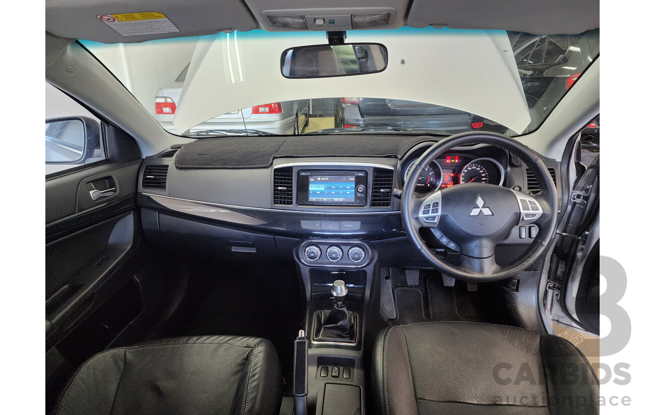 2/2013 Mitsubishi Lancer LX CJ MY13 4d Sedan Silver 2.0L