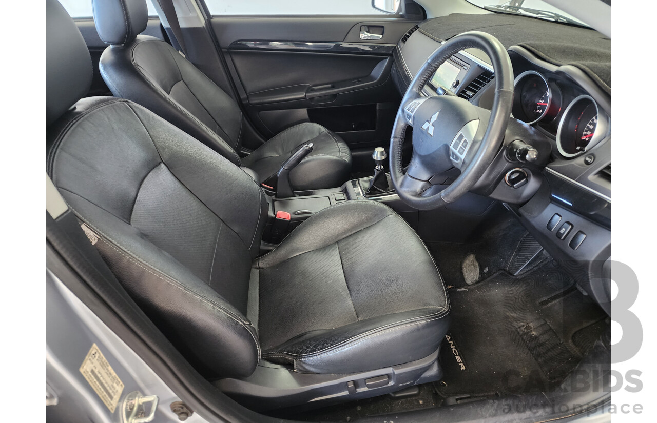 2/2013 Mitsubishi Lancer LX CJ MY13 4d Sedan Silver 2.0L
