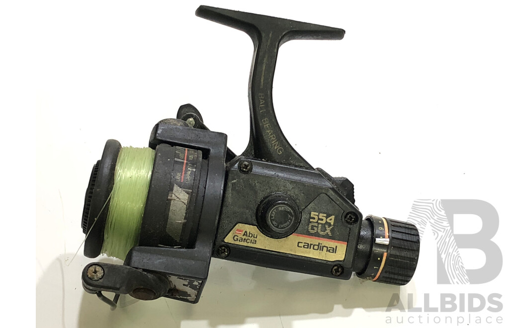 cardinal 554 fishing reel Abu Garcia Cardinal 554 GLX Spinning - Lot 1609330