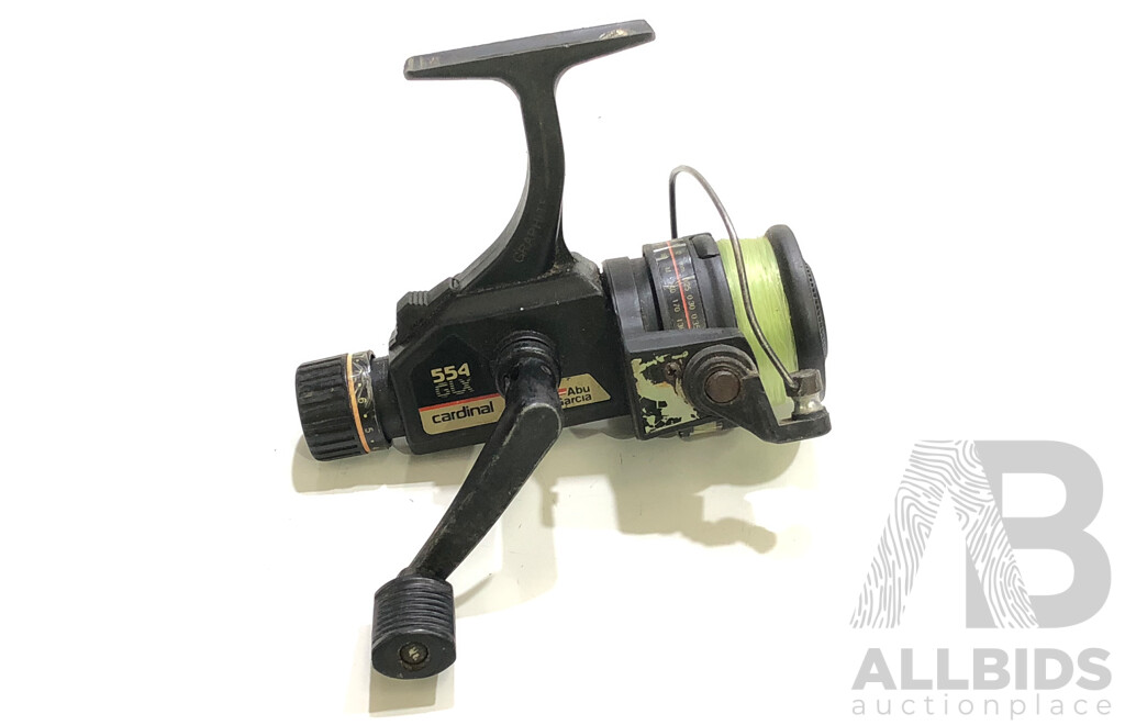 cardinal 554 fishing reel Abu Garcia Cardinal 554 GLX Spinning - Lot 1609330