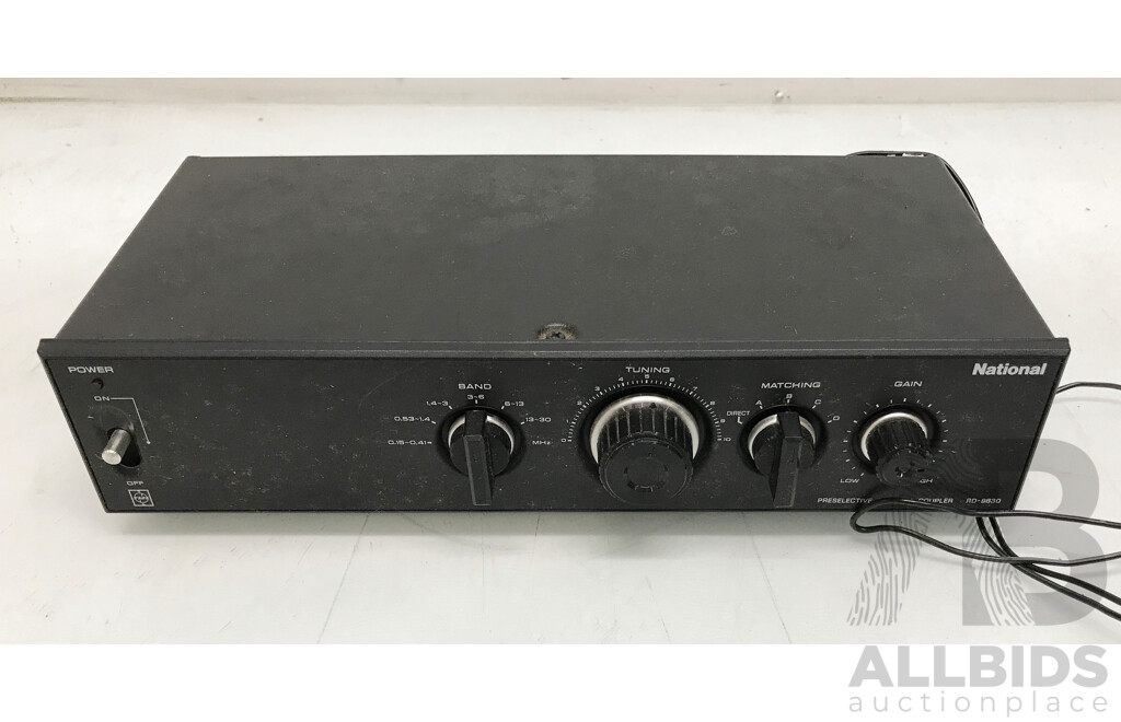 Vintage National (RD-9830) Preselective Antenna Coupler