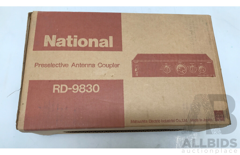 Vintage National (RD-9830) Preselective Antenna Coupler