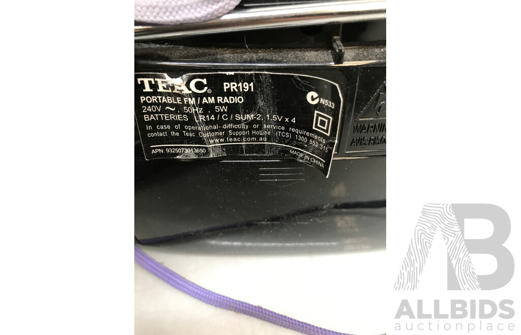 Assorted Vintage Audio Equipment Including Radios and Speakers