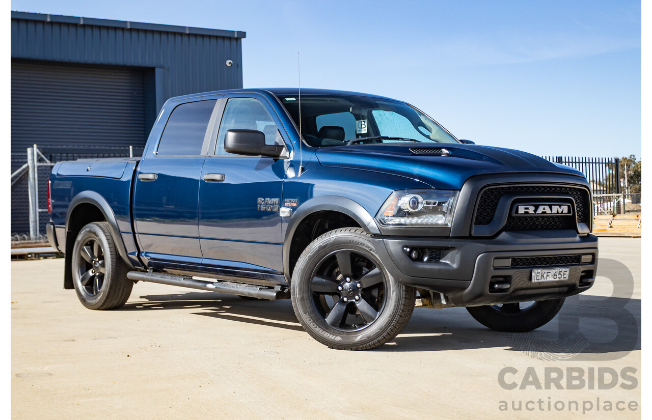 08/2020 ASV (Dodge) RAM 1500 Warlock RamBox SWB (4x4) 4d Dual Cab Utility Patriot Blue Pearl V8 5.7L