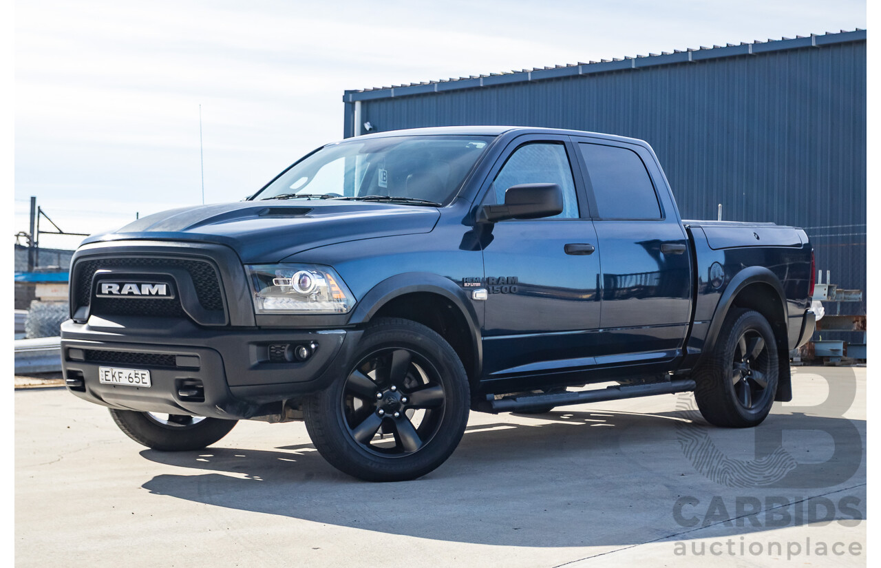 08/2020 ASV (Dodge) RAM 1500 Warlock RamBox SWB (4x4) 4d Dual Cab Utility Patriot Blue Pearl V8 5.7L