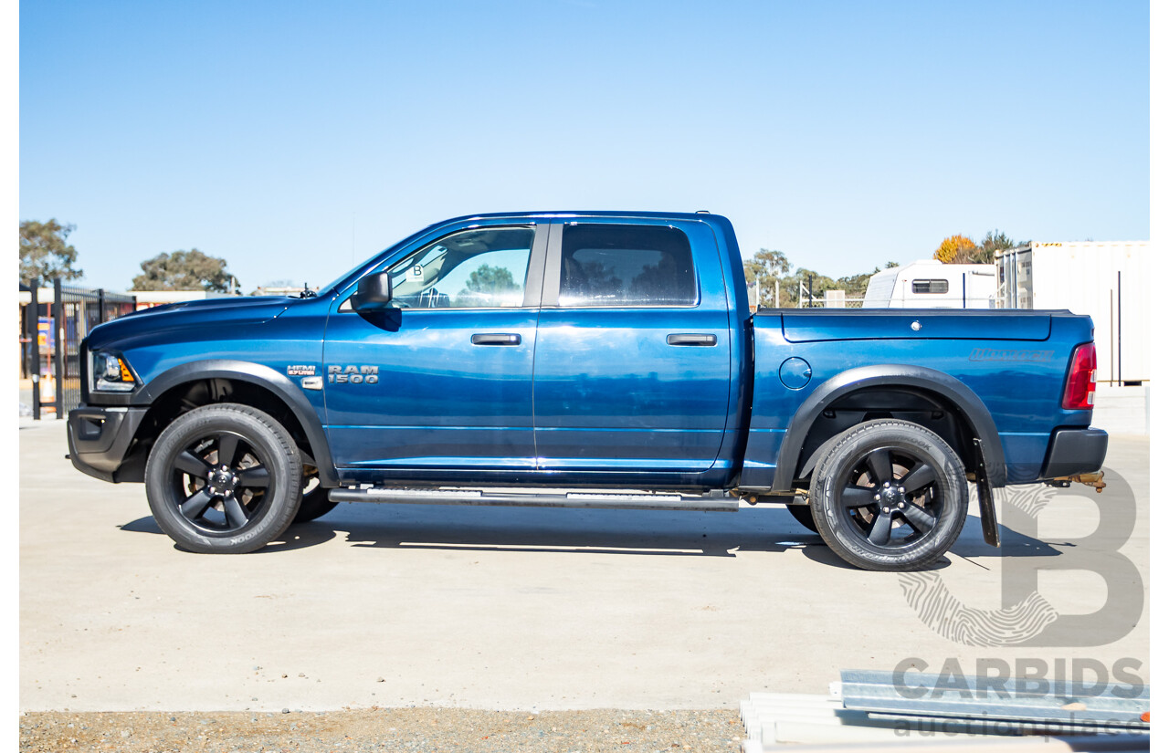 08/2020 ASV (Dodge) RAM 1500 Warlock RamBox SWB (4x4) 4d Dual Cab Utility Patriot Blue Pearl V8 5.7L