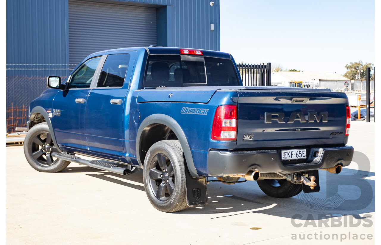 08/2020 ASV (Dodge) RAM 1500 Warlock RamBox SWB (4x4) 4d Dual Cab Utility Patriot Blue Pearl V8 5.7L