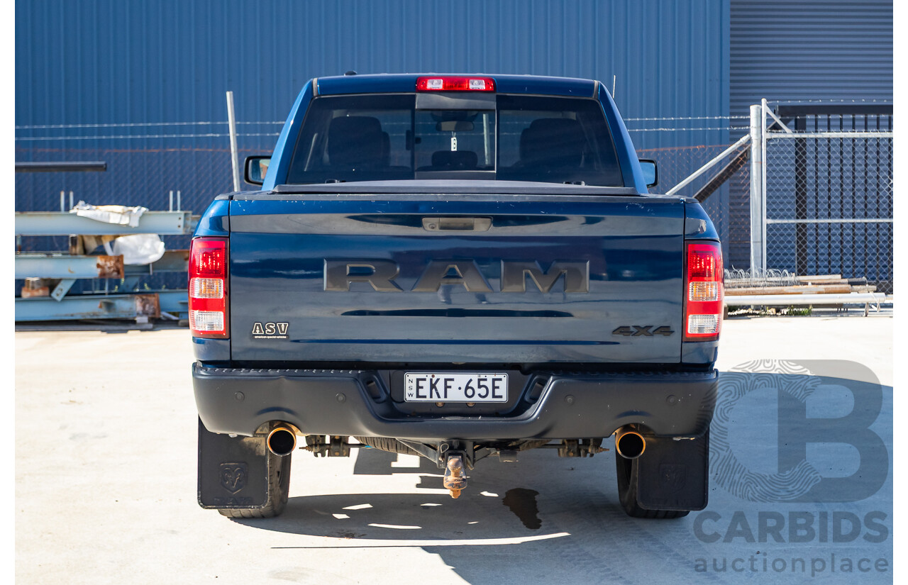 08/2020 ASV (Dodge) RAM 1500 Warlock RamBox SWB (4x4) 4d Dual Cab Utility Patriot Blue Pearl V8 5.7L