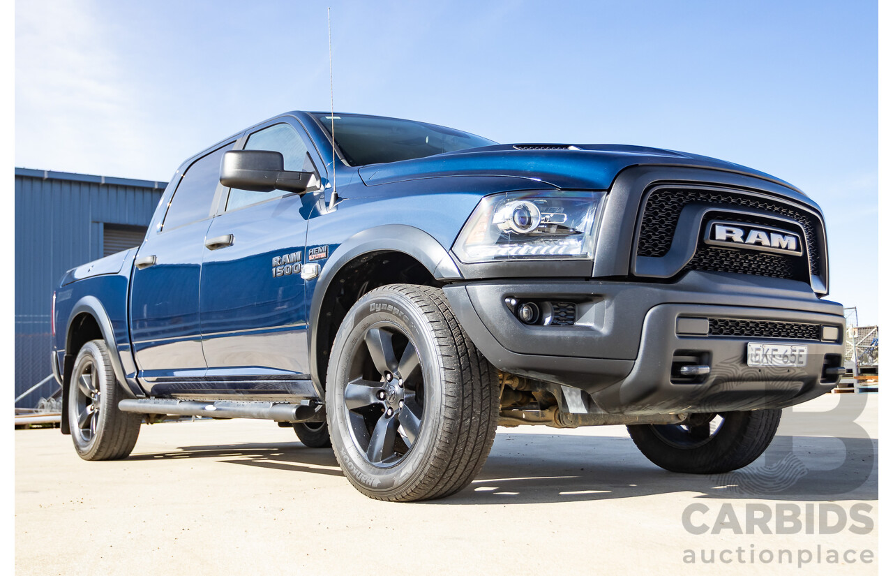 08/2020 ASV (Dodge) RAM 1500 Warlock RamBox SWB (4x4) 4d Dual Cab Utility Patriot Blue Pearl V8 5.7L