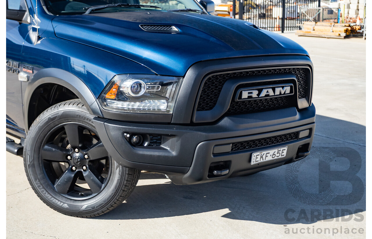 08/2020 ASV (Dodge) RAM 1500 Warlock RamBox SWB (4x4) 4d Dual Cab Utility Patriot Blue Pearl V8 5.7L