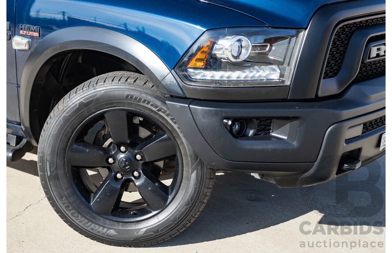 08/2020 ASV (Dodge) RAM 1500 Warlock RamBox SWB (4x4) 4d Dual Cab Utility Patriot Blue Pearl V8 5.7L