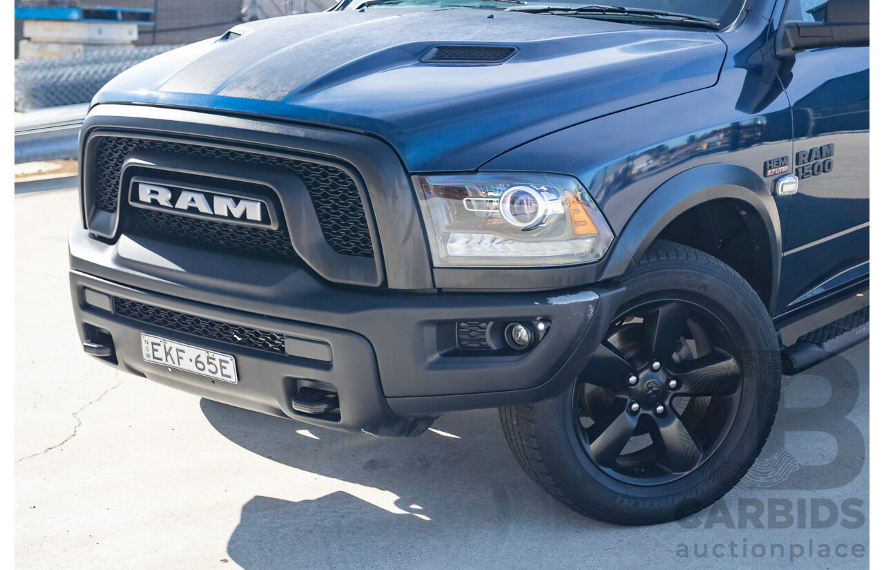 08/2020 ASV (Dodge) RAM 1500 Warlock RamBox SWB (4x4) 4d Dual Cab Utility Patriot Blue Pearl V8 5.7L