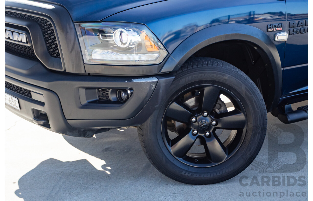 08/2020 ASV (Dodge) RAM 1500 Warlock RamBox SWB (4x4) 4d Dual Cab Utility Patriot Blue Pearl V8 5.7L