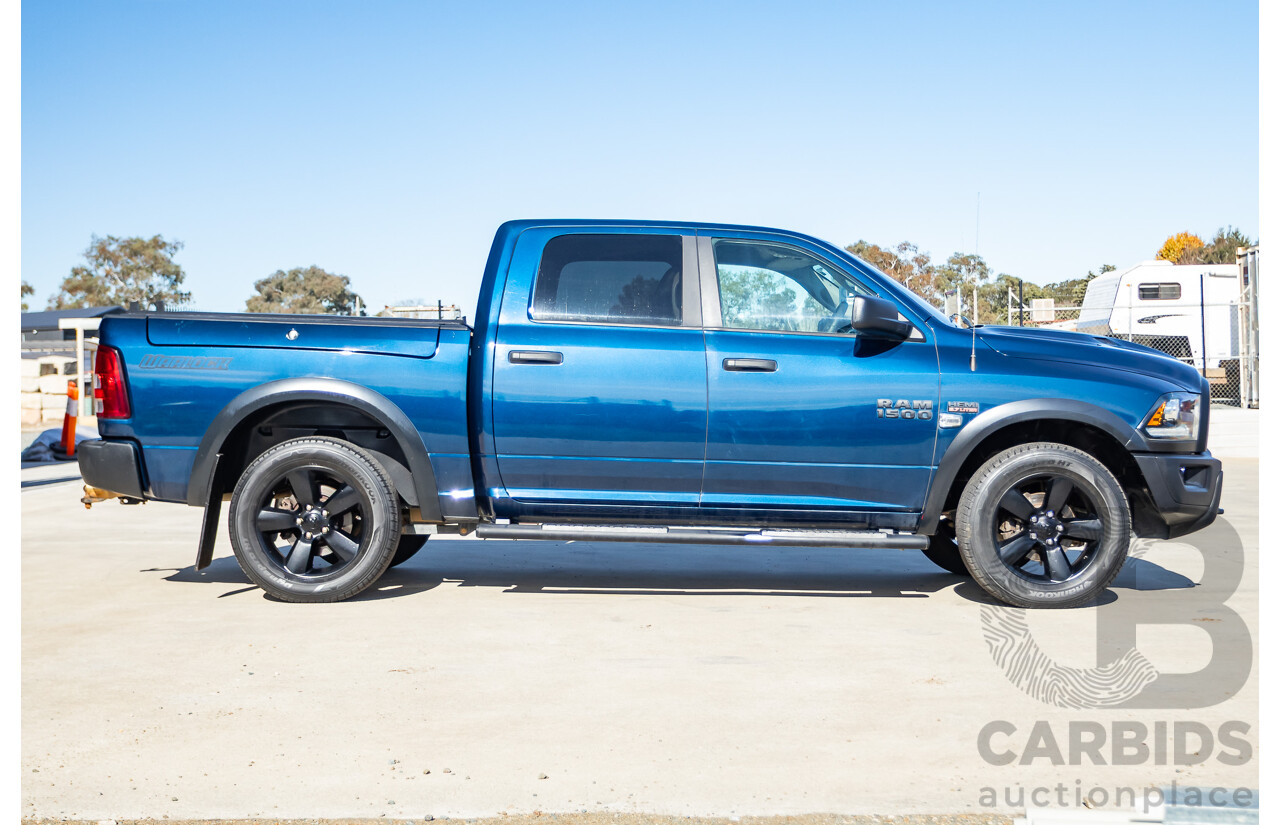 08/2020 ASV (Dodge) RAM 1500 Warlock RamBox SWB (4x4) 4d Dual Cab Utility Patriot Blue Pearl V8 5.7L