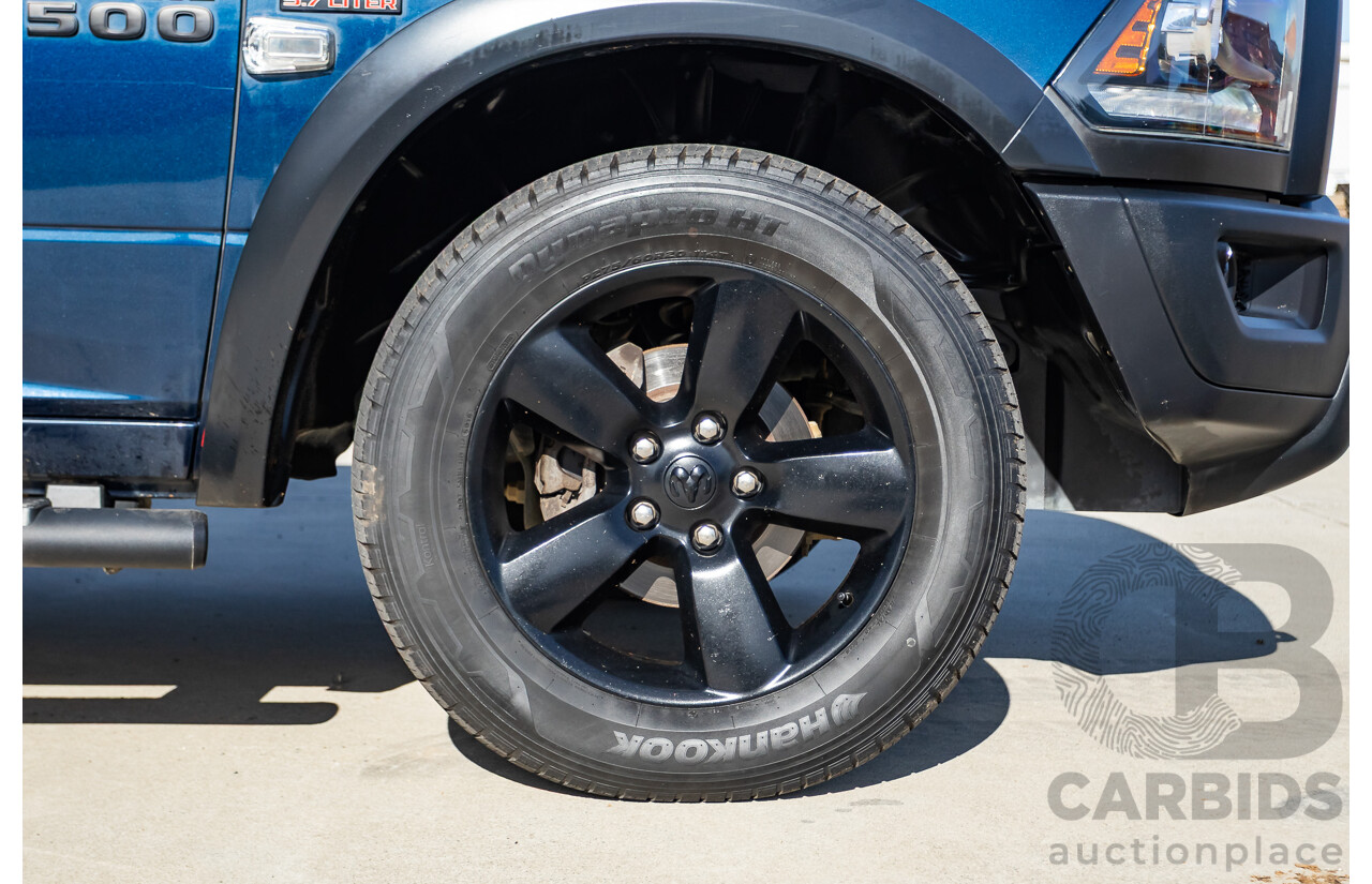 08/2020 ASV (Dodge) RAM 1500 Warlock RamBox SWB (4x4) 4d Dual Cab Utility Patriot Blue Pearl V8 5.7L