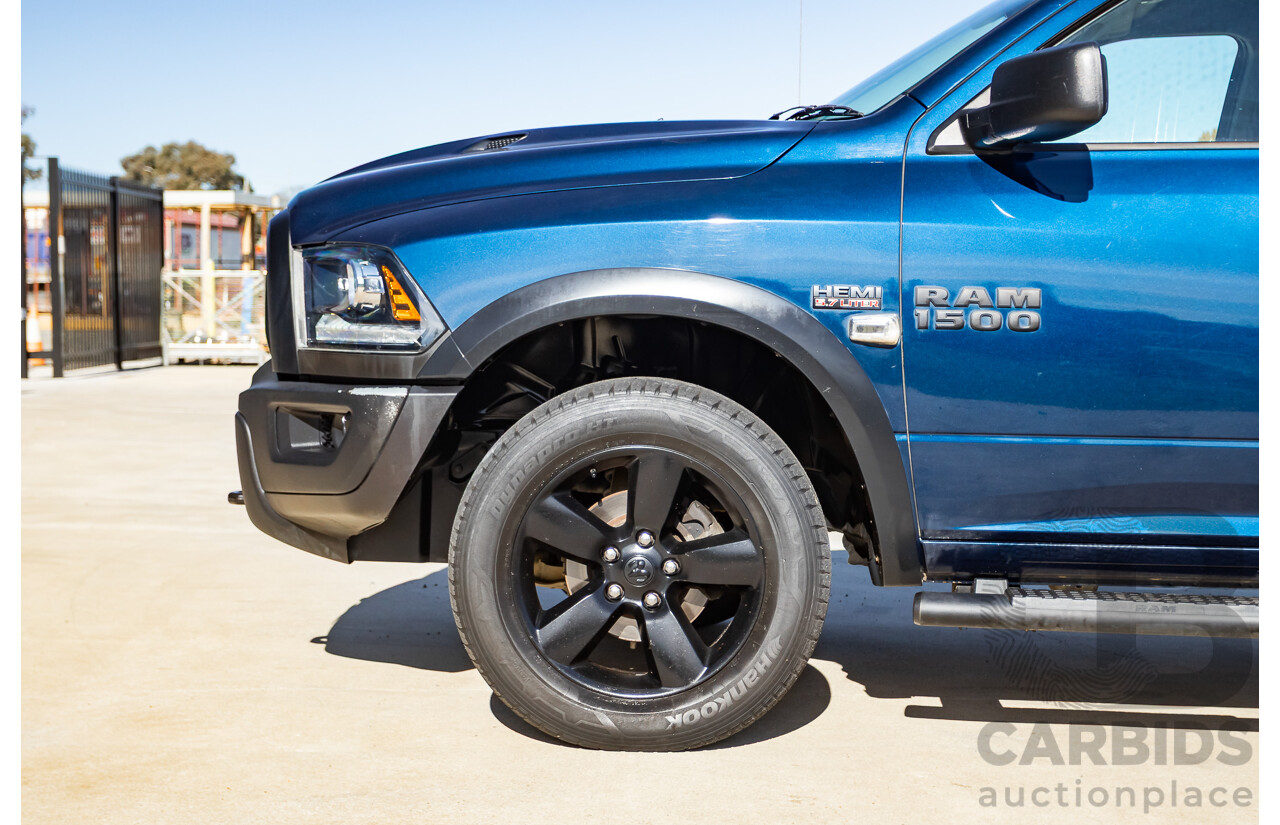 08/2020 ASV (Dodge) RAM 1500 Warlock RamBox SWB (4x4) 4d Dual Cab Utility Patriot Blue Pearl V8 5.7L
