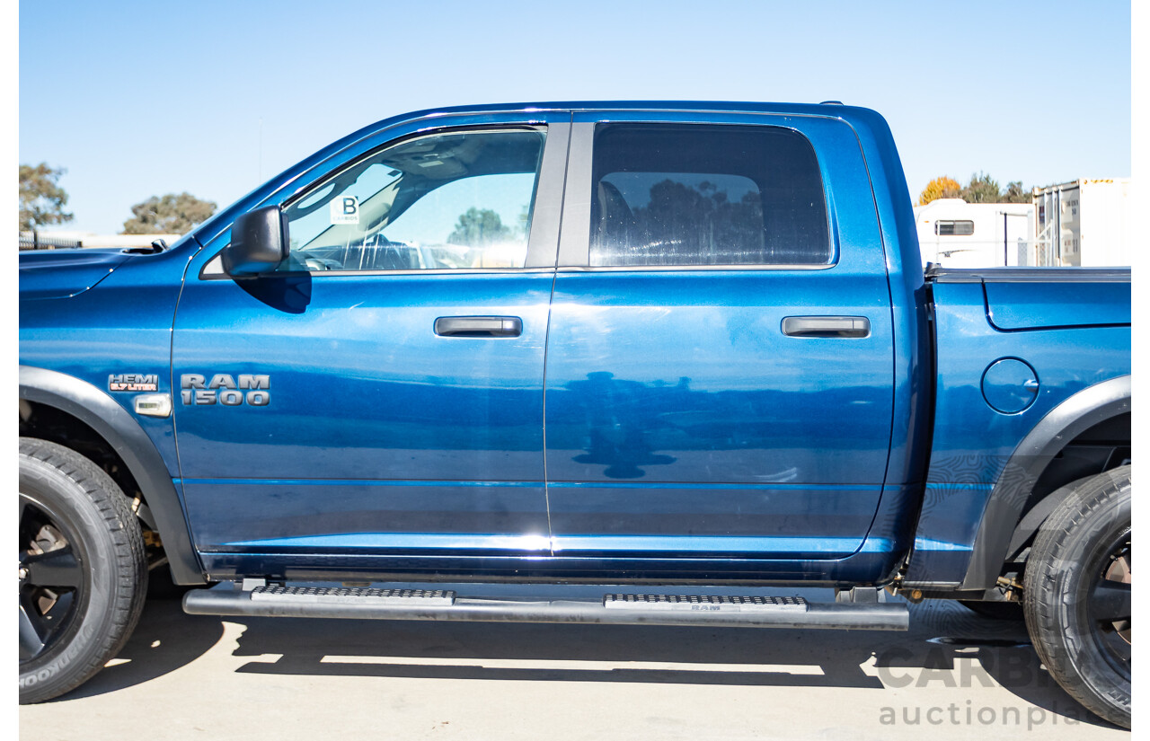08/2020 ASV (Dodge) RAM 1500 Warlock RamBox SWB (4x4) 4d Dual Cab Utility Patriot Blue Pearl V8 5.7L