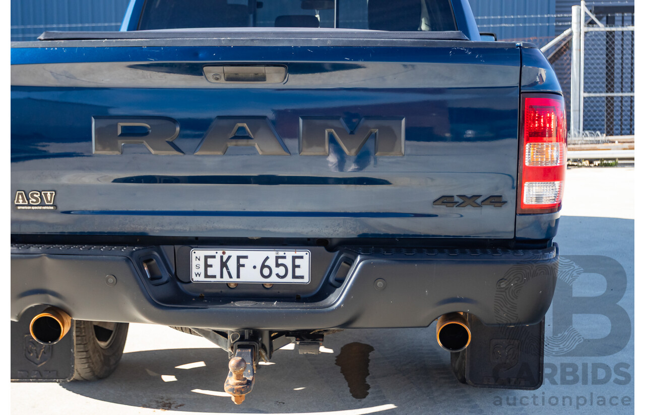 08/2020 ASV (Dodge) RAM 1500 Warlock RamBox SWB (4x4) 4d Dual Cab Utility Patriot Blue Pearl V8 5.7L