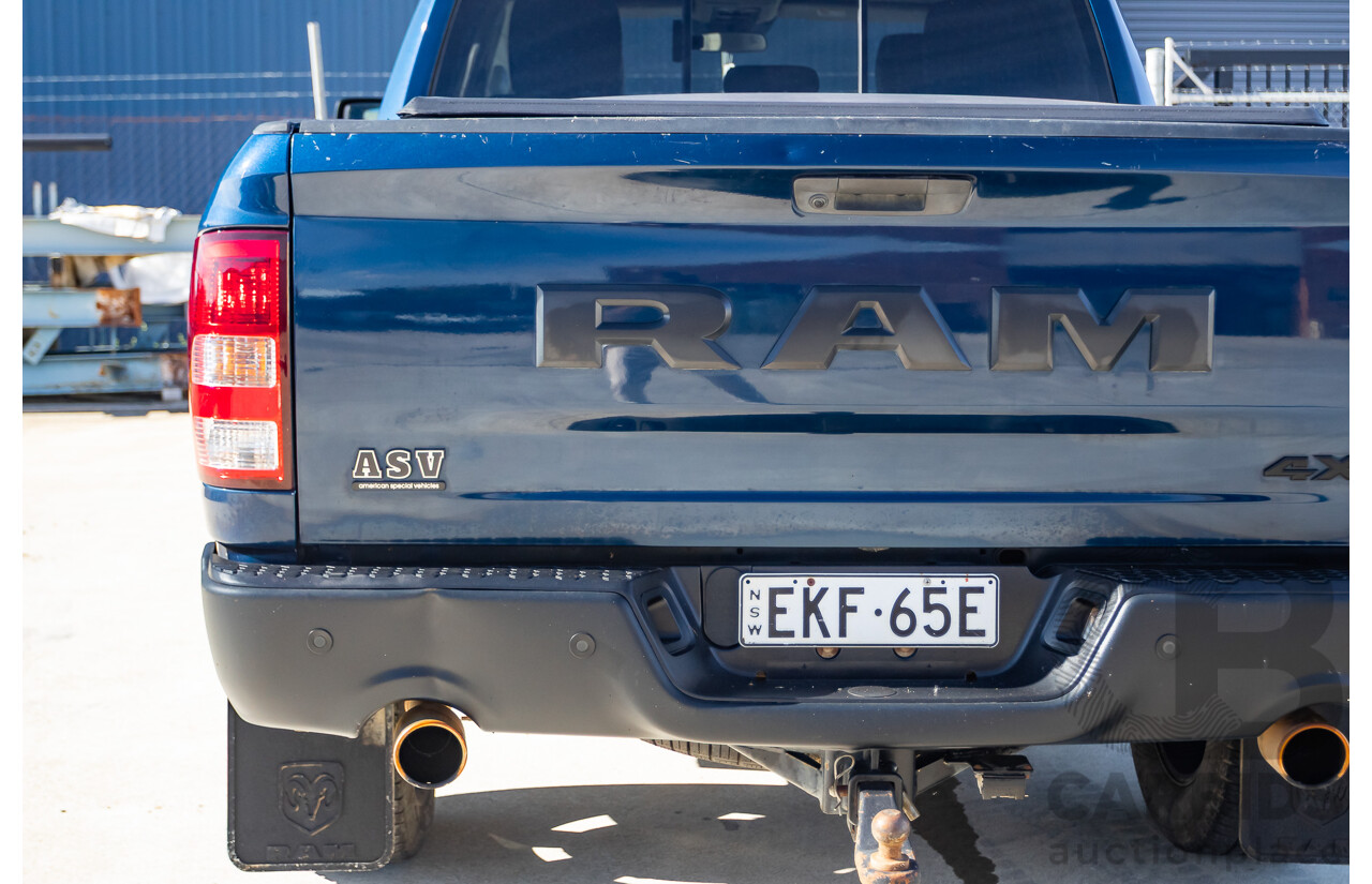 08/2020 ASV (Dodge) RAM 1500 Warlock RamBox SWB (4x4) 4d Dual Cab Utility Patriot Blue Pearl V8 5.7L