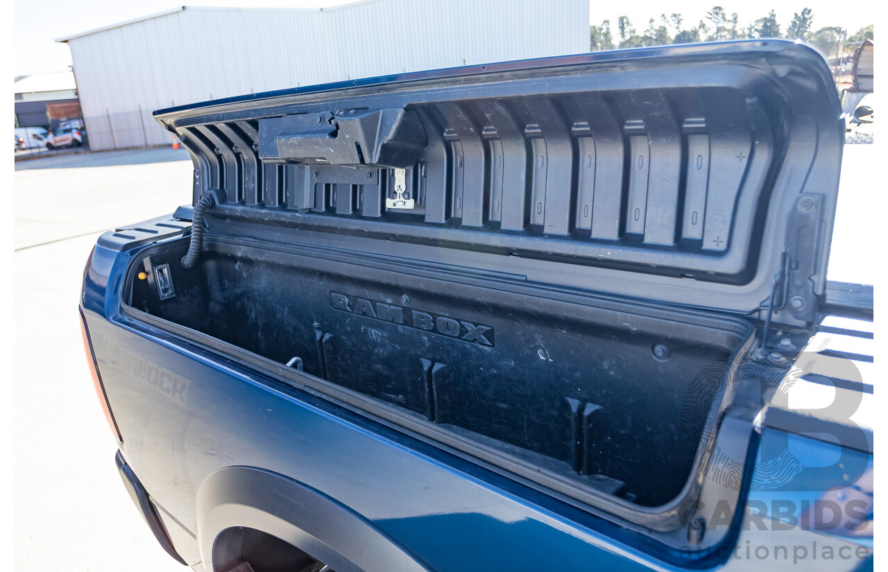 08/2020 ASV (Dodge) RAM 1500 Warlock RamBox SWB (4x4) 4d Dual Cab Utility Patriot Blue Pearl V8 5.7L