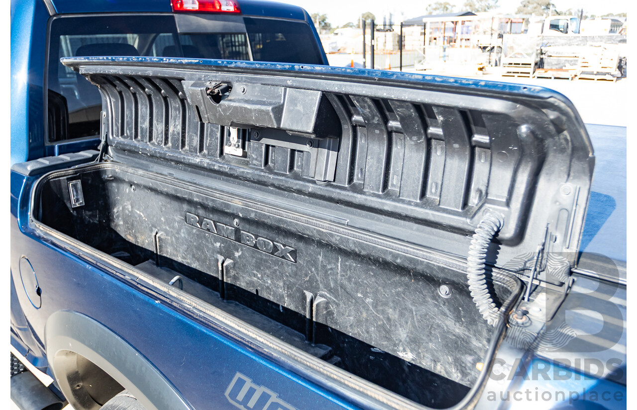 08/2020 ASV (Dodge) RAM 1500 Warlock RamBox SWB (4x4) 4d Dual Cab Utility Patriot Blue Pearl V8 5.7L