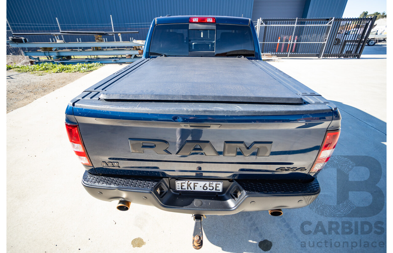 08/2020 ASV (Dodge) RAM 1500 Warlock RamBox SWB (4x4) 4d Dual Cab Utility Patriot Blue Pearl V8 5.7L