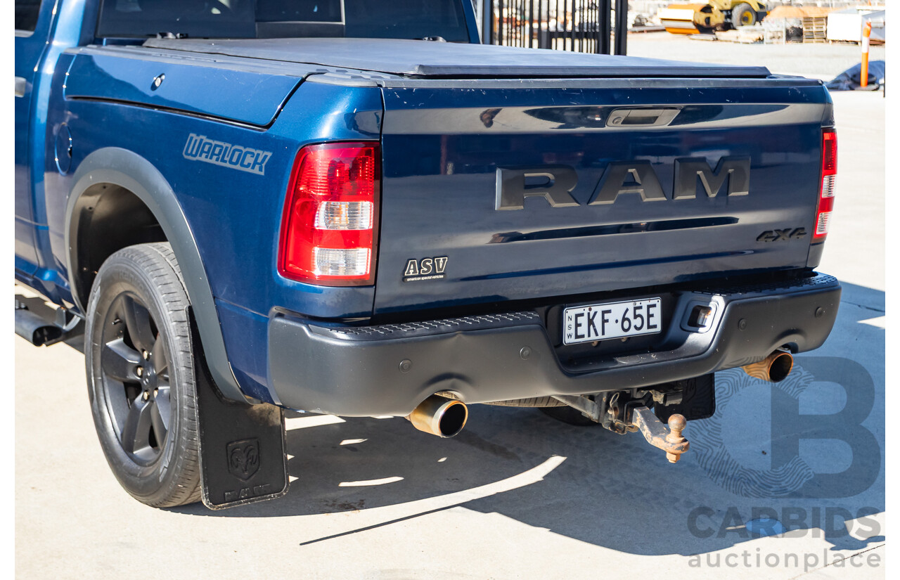 08/2020 ASV (Dodge) RAM 1500 Warlock RamBox SWB (4x4) 4d Dual Cab Utility Patriot Blue Pearl V8 5.7L