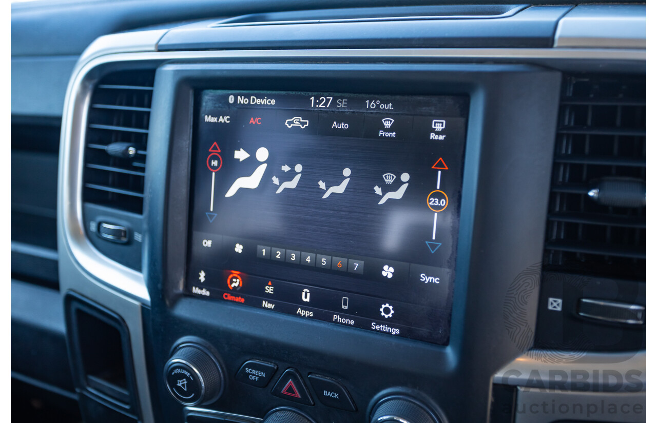 08/2020 ASV (Dodge) RAM 1500 Warlock RamBox SWB (4x4) 4d Dual Cab Utility Patriot Blue Pearl V8 5.7L