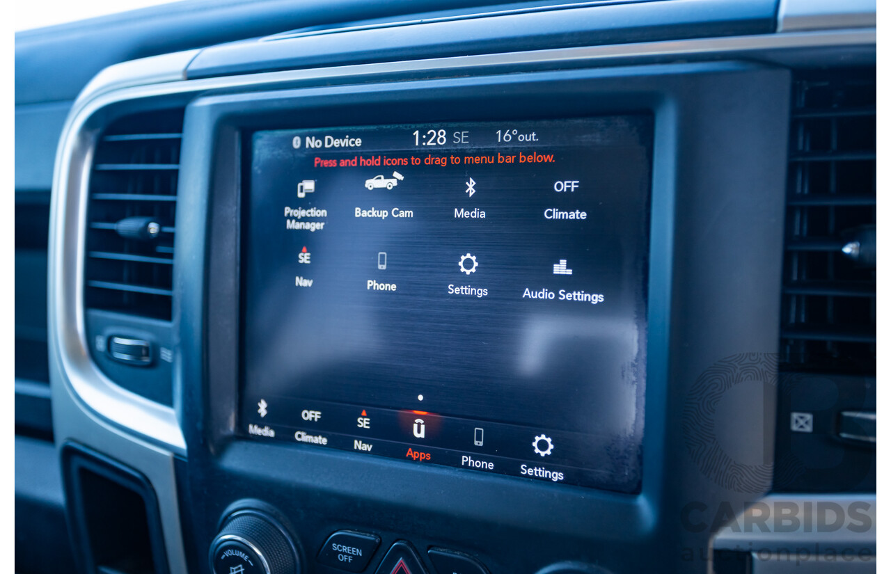 08/2020 ASV (Dodge) RAM 1500 Warlock RamBox SWB (4x4) 4d Dual Cab Utility Patriot Blue Pearl V8 5.7L