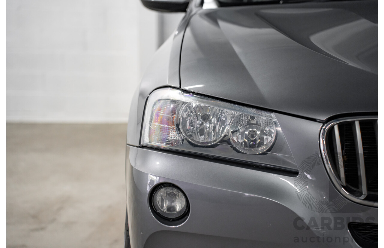 10/2011 BMW X3 Xdrive 30d (AWD) F25 4d Wagon Space Grey Metallic Turbo Diesel 3.0L