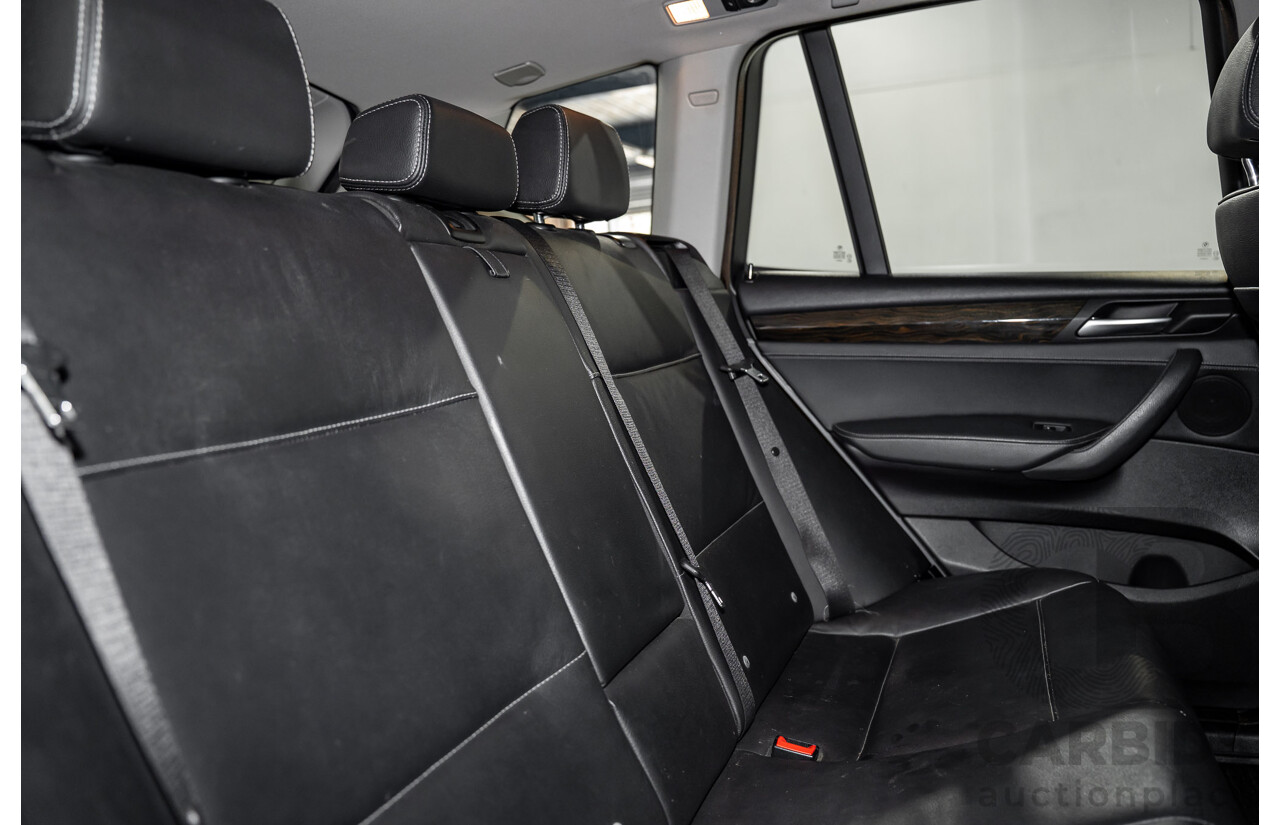 10/2011 BMW X3 Xdrive 30d (AWD) F25 4d Wagon Space Grey Metallic Turbo Diesel 3.0L