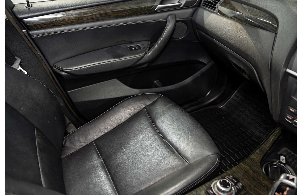 10/2011 BMW X3 Xdrive 30d (AWD) F25 4d Wagon Space Grey Metallic Turbo Diesel 3.0L