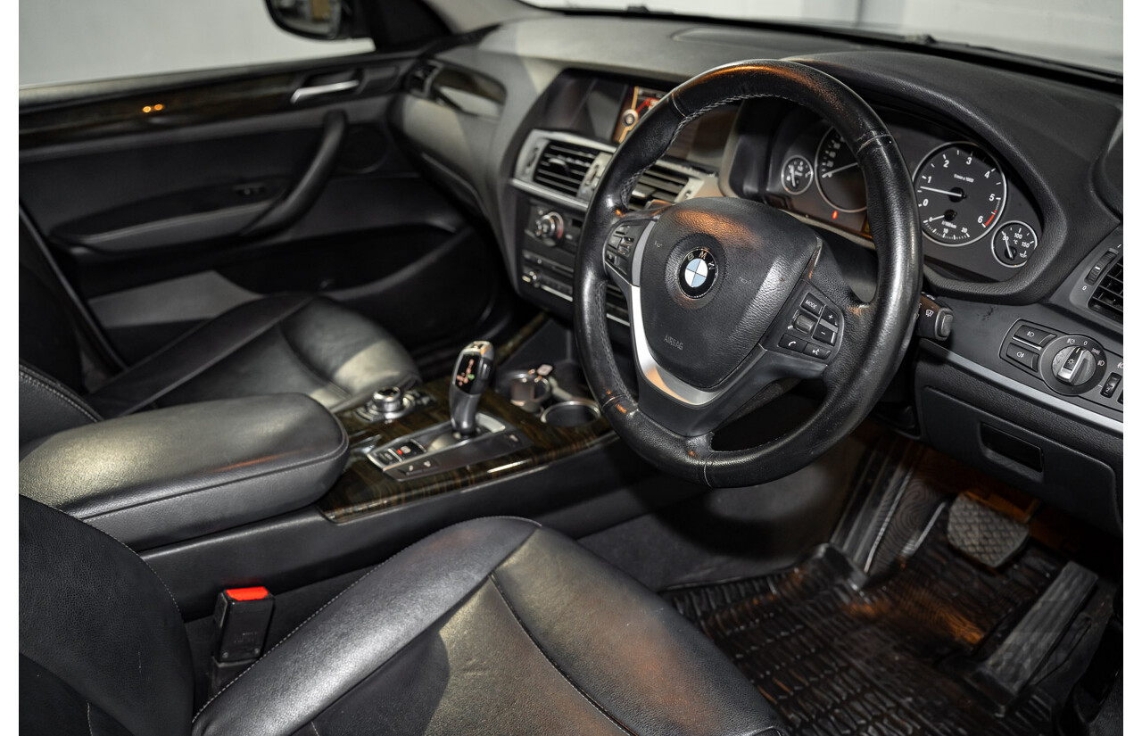 10/2011 BMW X3 Xdrive 30d (AWD) F25 4d Wagon Space Grey Metallic Turbo Diesel 3.0L