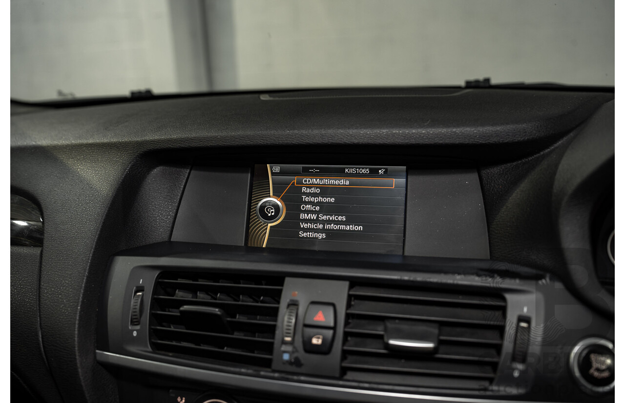 10/2011 BMW X3 Xdrive 30d (AWD) F25 4d Wagon Space Grey Metallic Turbo Diesel 3.0L