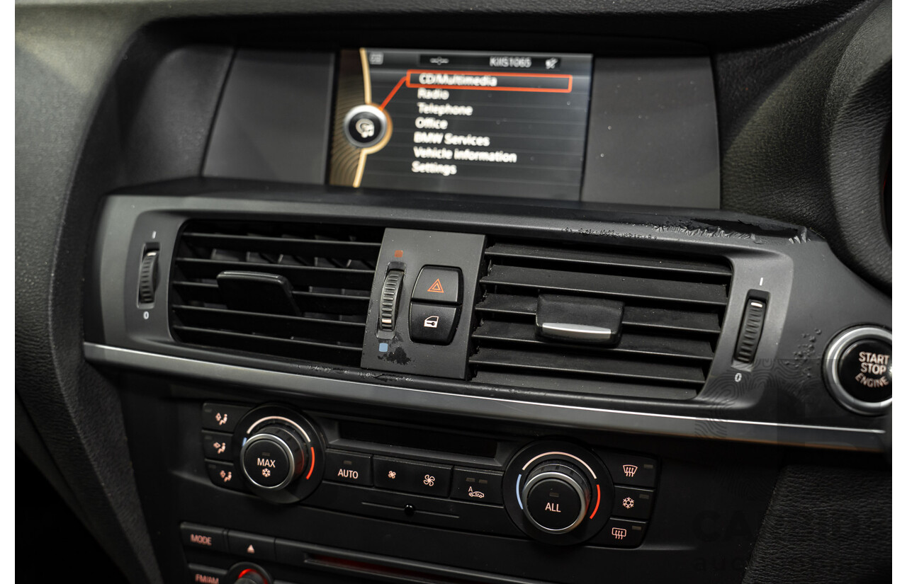 10/2011 BMW X3 Xdrive 30d (AWD) F25 4d Wagon Space Grey Metallic Turbo Diesel 3.0L