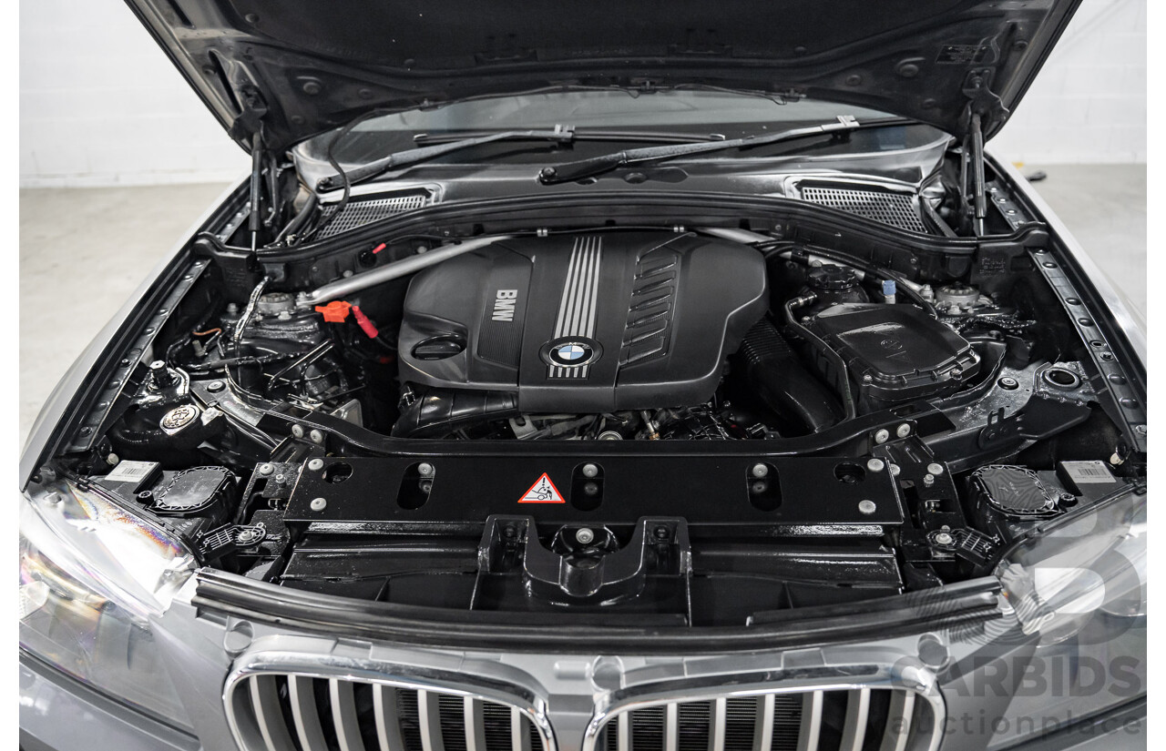 10/2011 BMW X3 Xdrive 30d (AWD) F25 4d Wagon Space Grey Metallic Turbo Diesel 3.0L