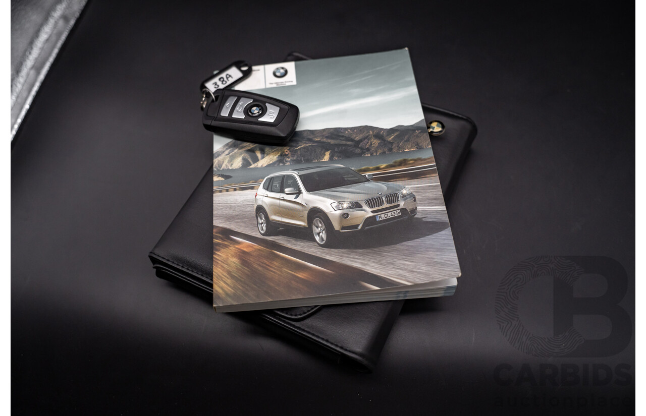 10/2011 BMW X3 Xdrive 30d (AWD) F25 4d Wagon Space Grey Metallic Turbo Diesel 3.0L