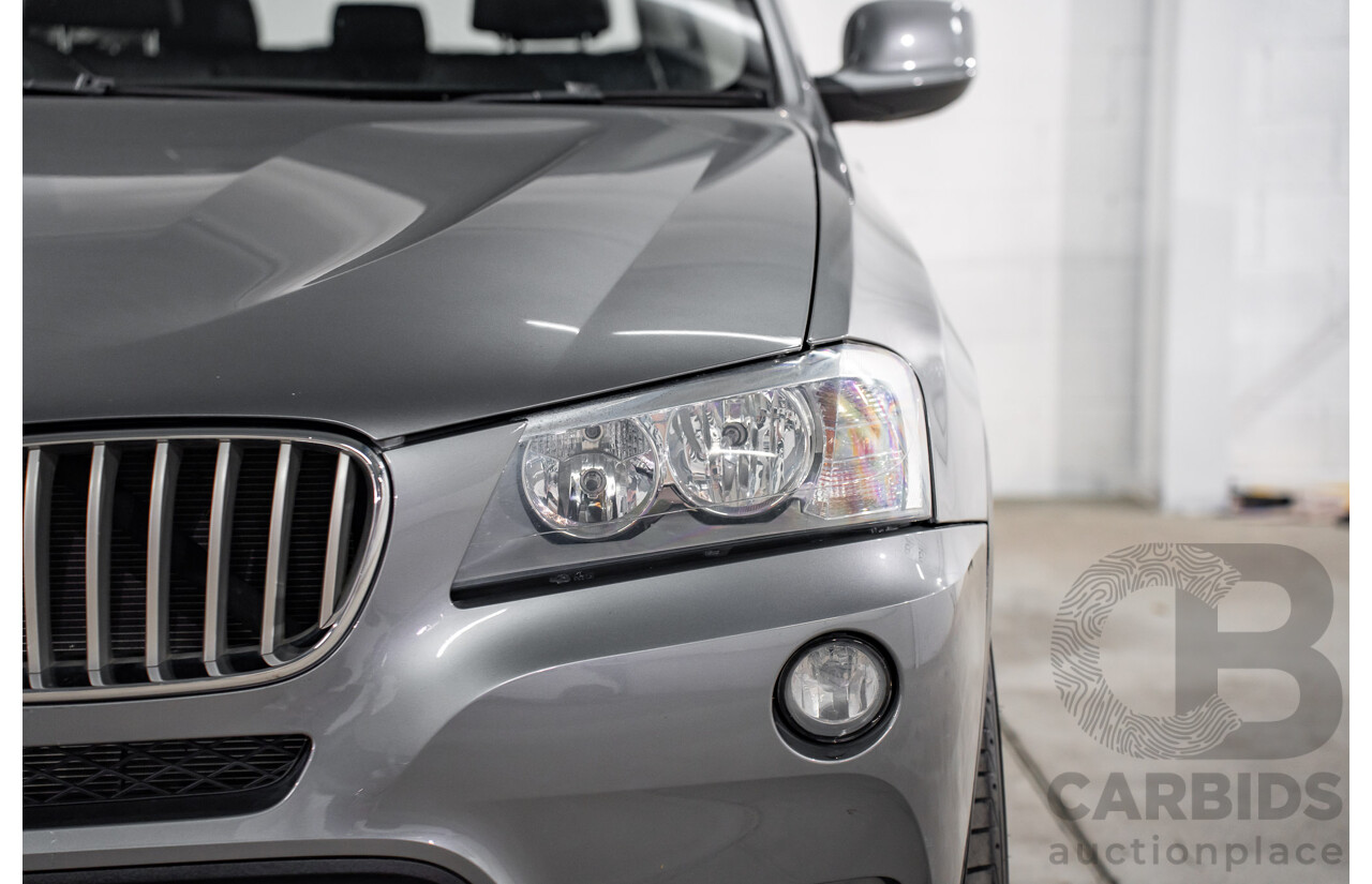 10/2011 BMW X3 Xdrive 30d (AWD) F25 4d Wagon Space Grey Metallic Turbo Diesel 3.0L