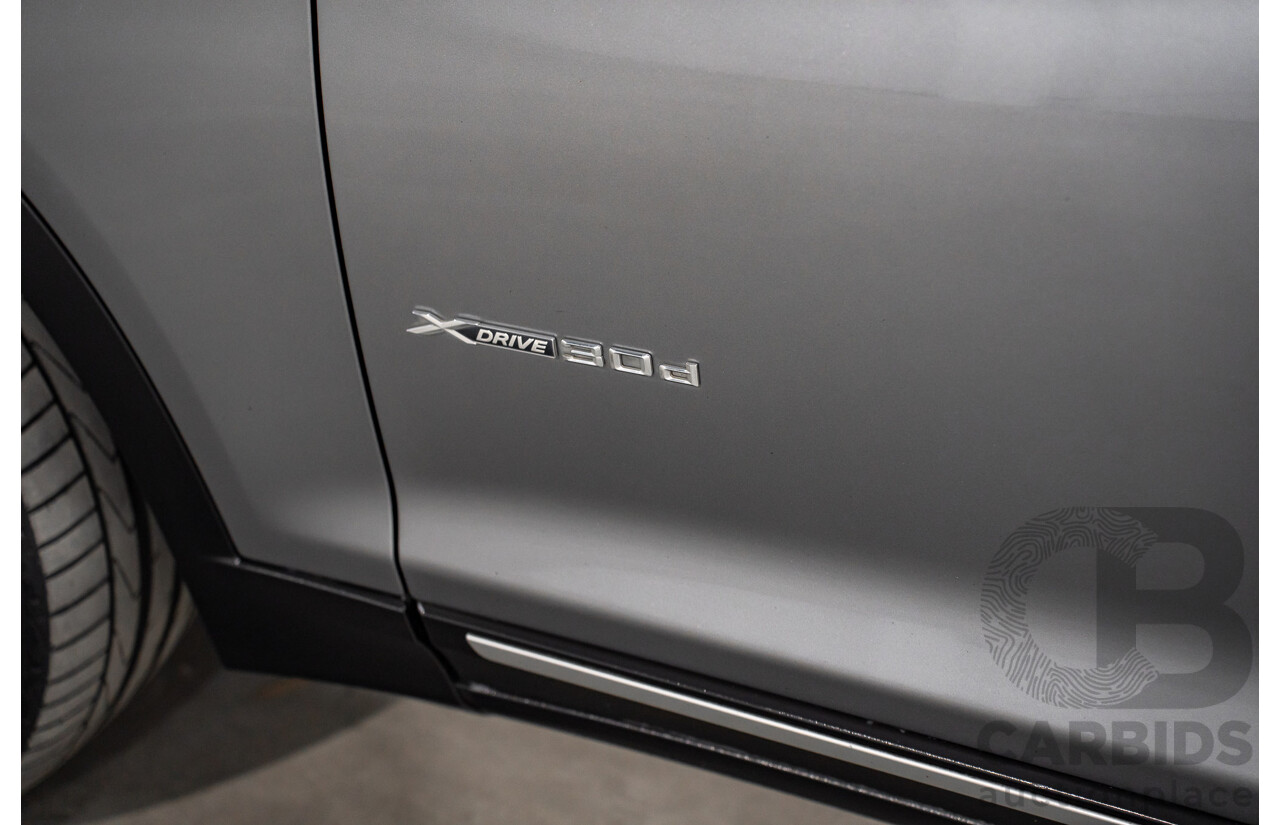 10/2011 BMW X3 Xdrive 30d (AWD) F25 4d Wagon Space Grey Metallic Turbo Diesel 3.0L