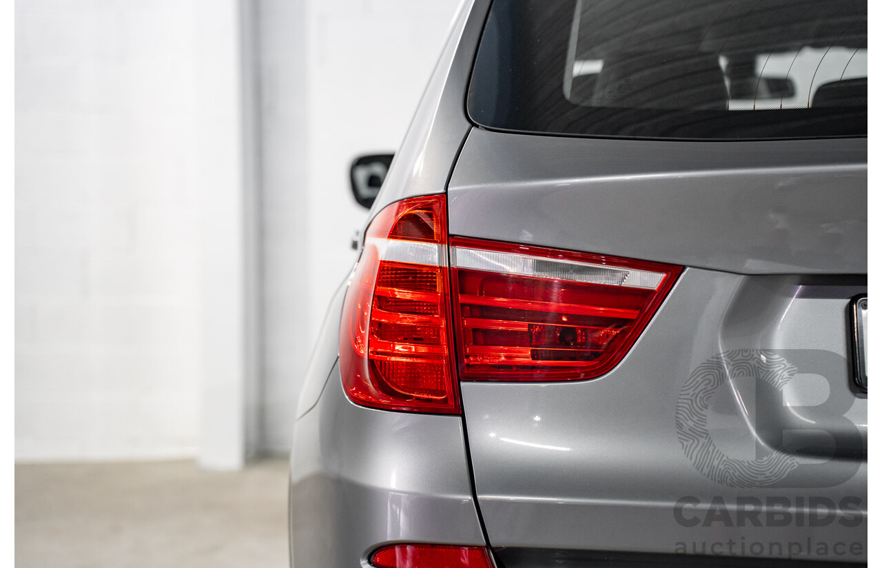 10/2011 BMW X3 Xdrive 30d (AWD) F25 4d Wagon Space Grey Metallic Turbo Diesel 3.0L