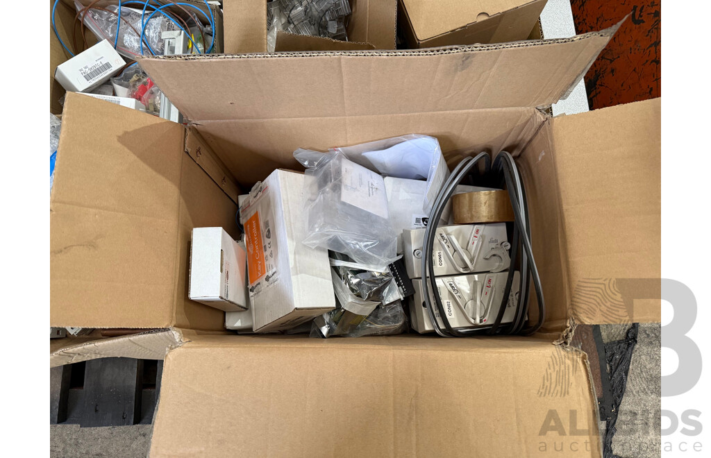 Pallet of Electrical Components and Fittings