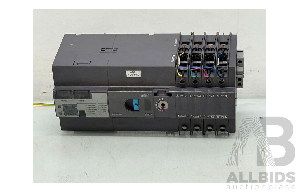 Asco Powwer Technologies Series 230 Automatic Transfer Switch - Lot of 8
