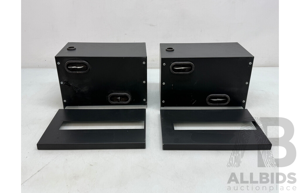 Metal Shrouds with Base Plates - Lot of 12