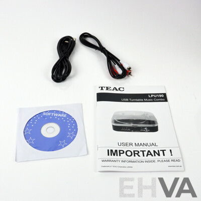 TEAC USB Turntable LPU190, in Original Box