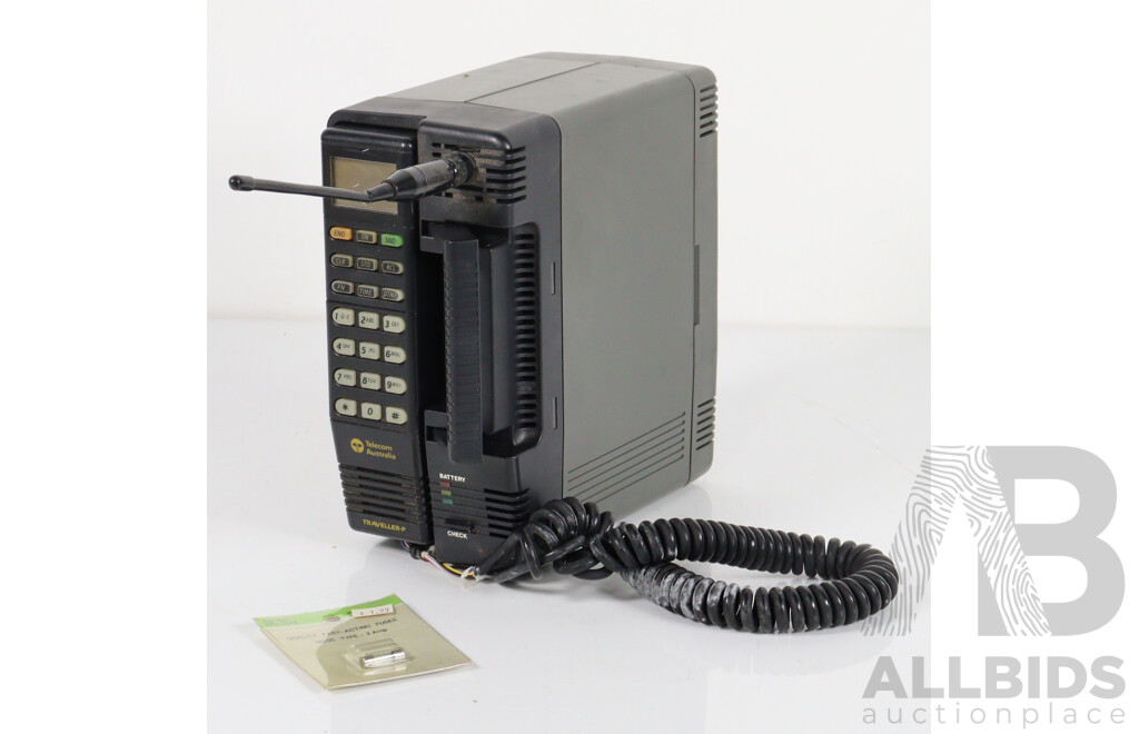 Vintage Telecom Mobile Phone in Shoulder Bag