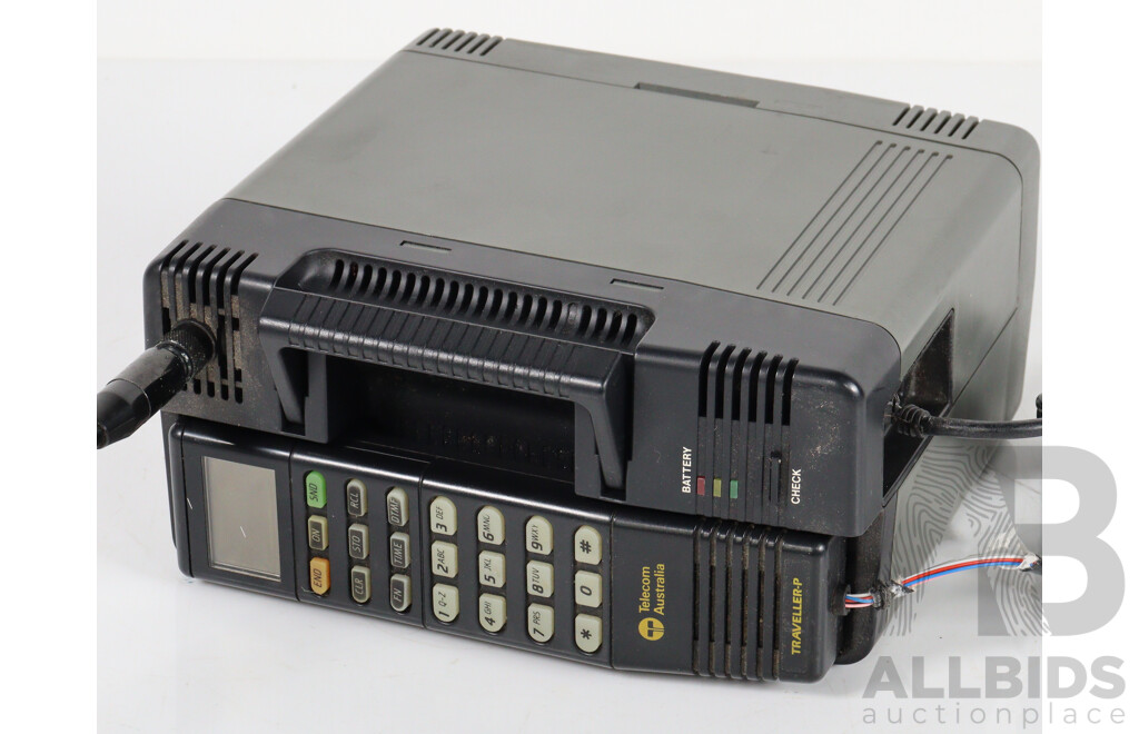 Vintage Telecom Mobile Phone in Shoulder Bag